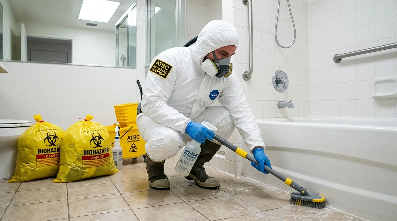 Decontamination equipment deployed for Blood Cleanup in Mount Rainier